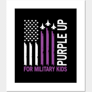 Purple Up For Military Adul Posters and Art